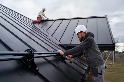 Roofing installation work